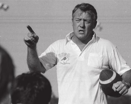 Coach Paul Bell Hugo Buffalo Head Coach 1981 - 1983