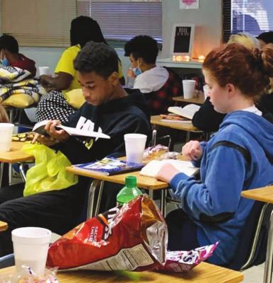 Middle schoolers read more than 100 books...