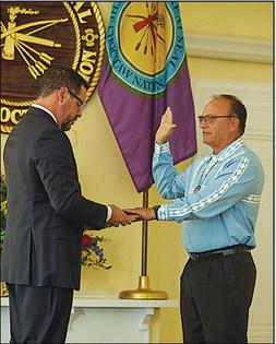 Choctaw Nation Chief, Tribal Council members sworn in to new term at annual Labor Day Festival