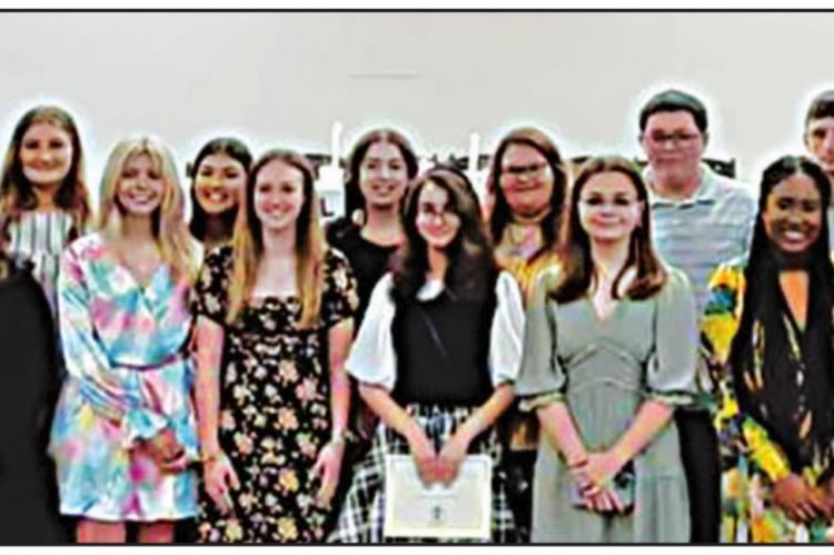 Fort Towson holds Honor Society ceremony
