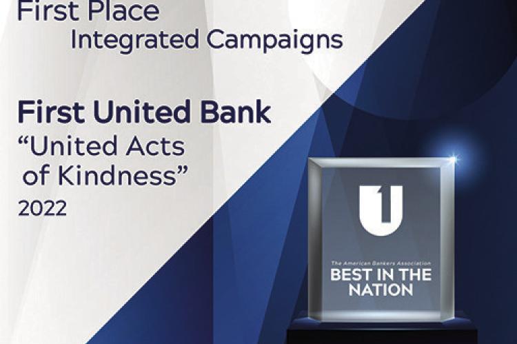 First United Bank honored with National Marketing award